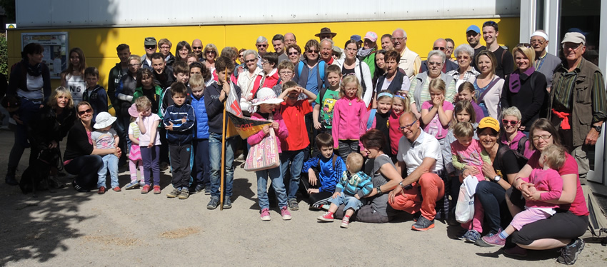 Toller Familienwandertag mit dem BTV!